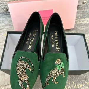 Kate spade green tigger flat